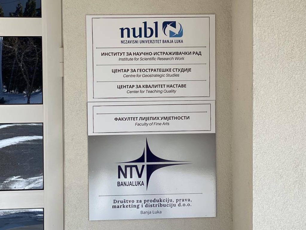 NATPIS TABLA - ALUBOND ŠTAMPA